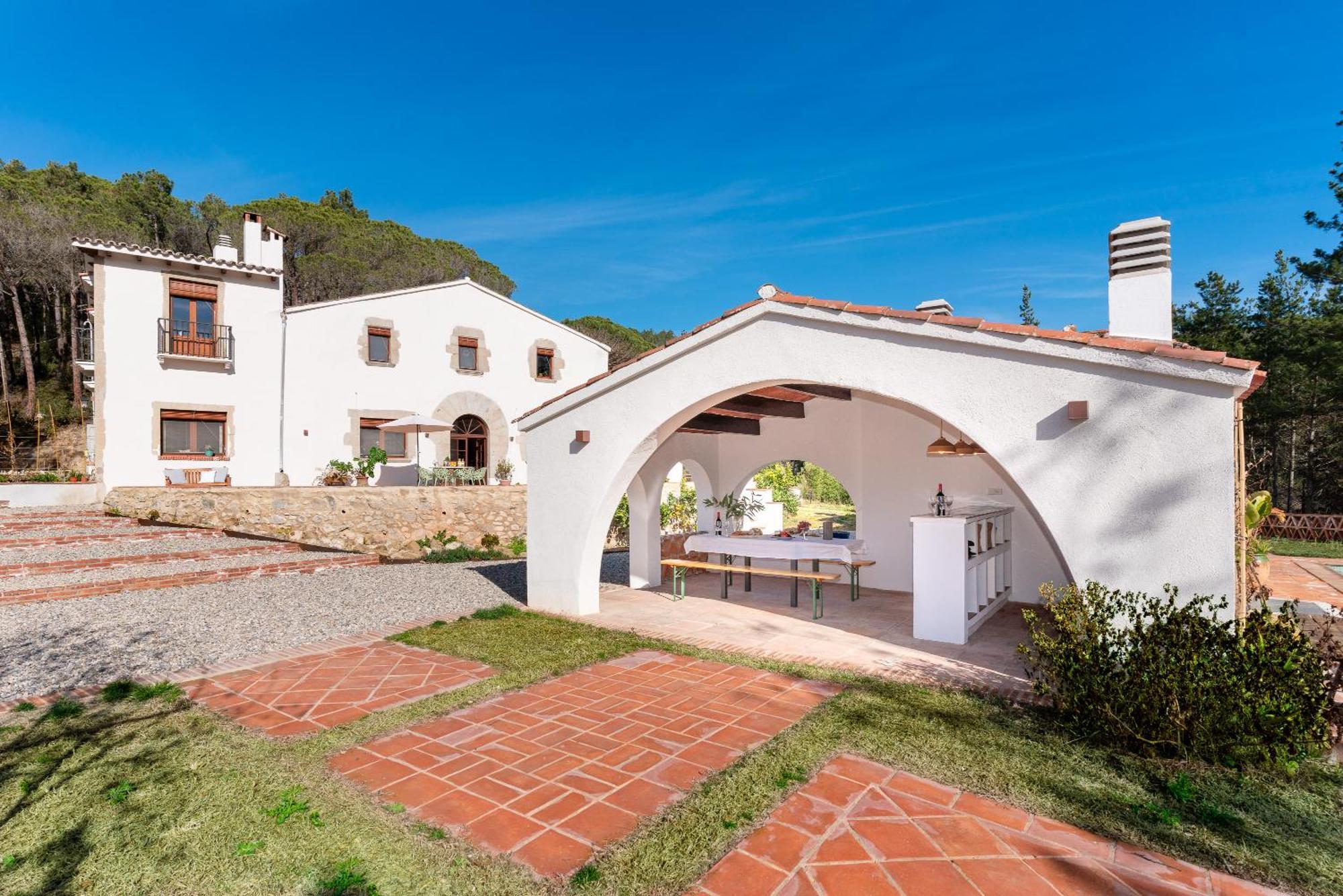 La Terraza - Grosszuegiges Appartment In Katalanischer Masia Sant Iscle De Vallalta Εξωτερικό φωτογραφία