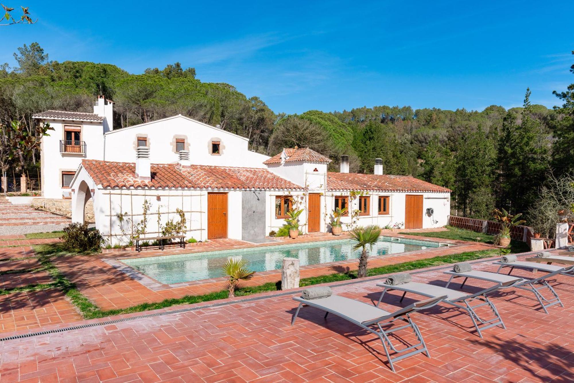 La Terraza - Grosszuegiges Appartment In Katalanischer Masia Sant Iscle De Vallalta Εξωτερικό φωτογραφία
